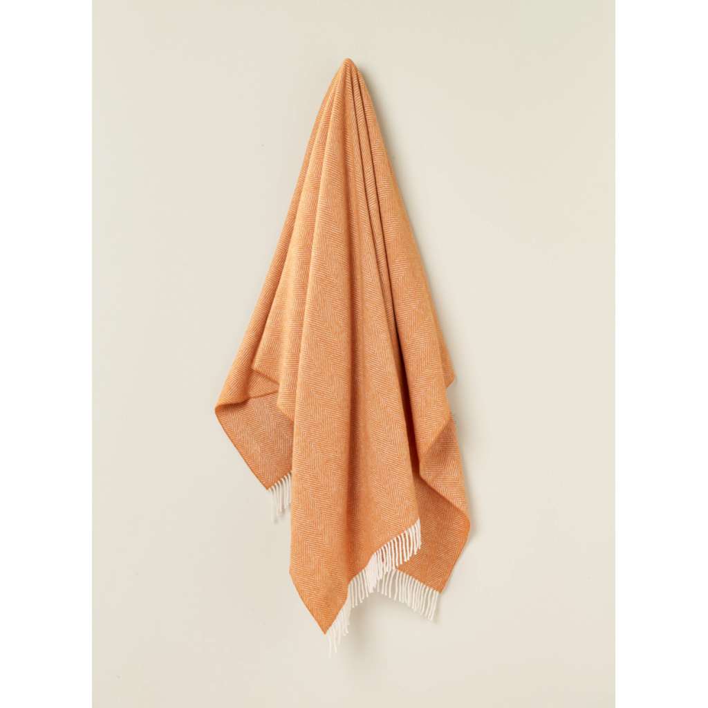 Bronte by Moon - Herringbone Merino Throw | Saffron. Australian Art Prints and Homewares. Green Door Decor. www.greendoordecor.com.au