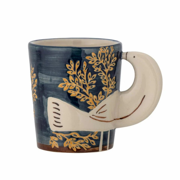 Hezha Cup | Blue by Bloomingville, French Bazaar. Australian Art Prints and Homewares. Green Door Decor. www.greendoordecor.com.au