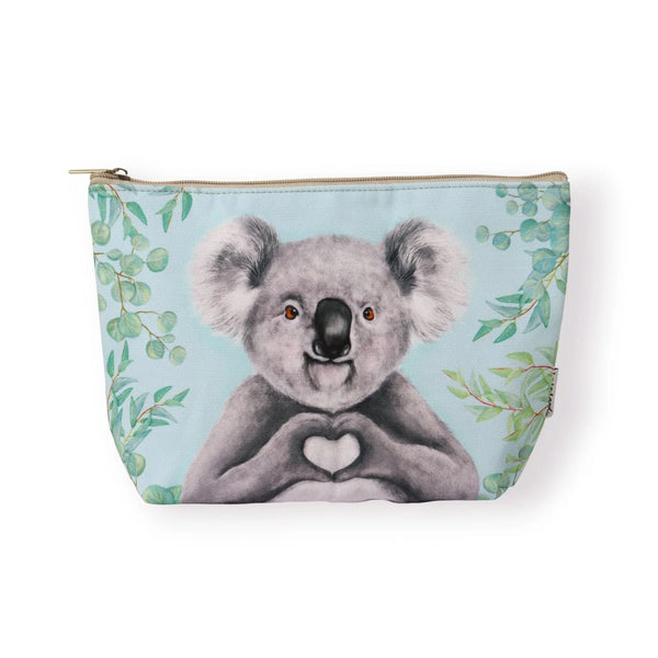 Holiday Pouch | Bob the Koala by La La Land. Australian Art Prints, Gifts, Fashion and Homewares. Green Door Decor. www.greendoordecor.com.au
