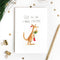 Hop You Have a Merry Christmas| Greeting Card by Well Drawn. Australian Art Prints and Homewares. Green Door Decor. www.greendoordecor.com.au