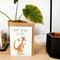 Hoppy Birthday To Roo | Greeting Card by Well Drawn. Australian Art Prints, Gifts, Fashion and Homewares. Green Door Decor. www.greendoordecor.com.au