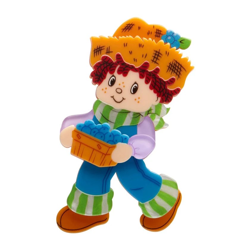 Huckleberry Pie Brooch | Erstwilder. Australian Art Prints and Homewares. Green Door Decor. www.greendoordecor.com.au