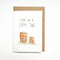 I Love You A Latte Dad | Greeting Card by Well Drawn. Australian Art Prints, Gifts, Fashion and Homewares. Green Door Decor. www.greendoordecor.com.au