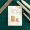 I Love You A Latte Dad | Greeting Card by Well Drawn. Australian Art Prints, Gifts, Fashion and Homewares. Green Door Decor. www.greendoordecor.com.au