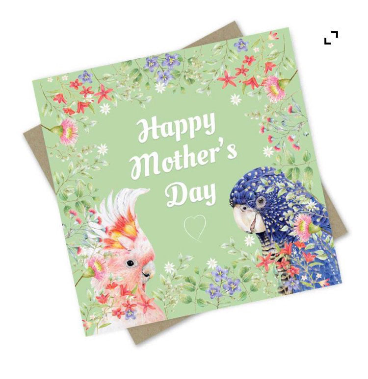 Greeting Card | For My Lovely Mum by Popcorn Blue. Australian Art Prints and Homewares. Green Door Decor. www.greendoordecor.com.au