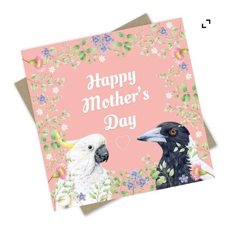 Greeting Card | For My Lovely Mum by Popcorn Blue. Australian Art Prints and Homewares. Green Door Decor. www.greendoordecor.com.au