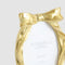 Lumi Oval Bow 4x6 inch | Photo Frame Gold by Florabelle Living. Australian Art Prints, Gifts, Fashion and Homewares. Green Door Decor. www.greendoordecor.com.au