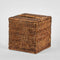 Paume Rattan Square Tissue Box | Antique Brown by Florabelle Living. Australian Art Prints, Gifts, Fashion and Homewares. Green Door Decor. www.greendoordecor.com.au