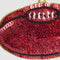 Gilbert Sequin Rugby Ball | Sequin Hanging Christmas Tree Decoration by Florabelle Living. Australian Art Prints, Gifts, Fashion and Homewares. Green Door Decor. www.greendoordecor.com.au