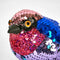 Jasper Clip On Sequin Bird - Blue | Christmas Decorations by Florabelle Living. Australian Art Prints, Gifts, Fashion and Homewares. Green Door Decor. www.greendoordecor.com.au