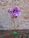 Handmade Paper Flower With Stand | Lilac with Green & White tips by Nibbanah. Australian Art Prints and Homewares. Green Door Decor. www.greendoordecor.com.au