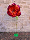 Handmade Paper Flower With Stand | Orange with Deep Pink tips by Nibbanah. Australian Art Prints and Homewares. Green Door Decor. www.greendoordecor.com.au