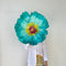 Dancing Paper Flower XL | Aqua. Australian Art Prints and Homewares. Green Door Decor. www.greendoordecor.com.au