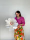 Dancing Paper Flower XL | White. Australian Art Prints and Homewares. Green Door Decor. www.greendoordecor.com.au