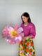 Dancing Paper Flower XL | Salmon. Australian Art Prints and Homewares. Green Door Decor. www.greendoordecor.com.au