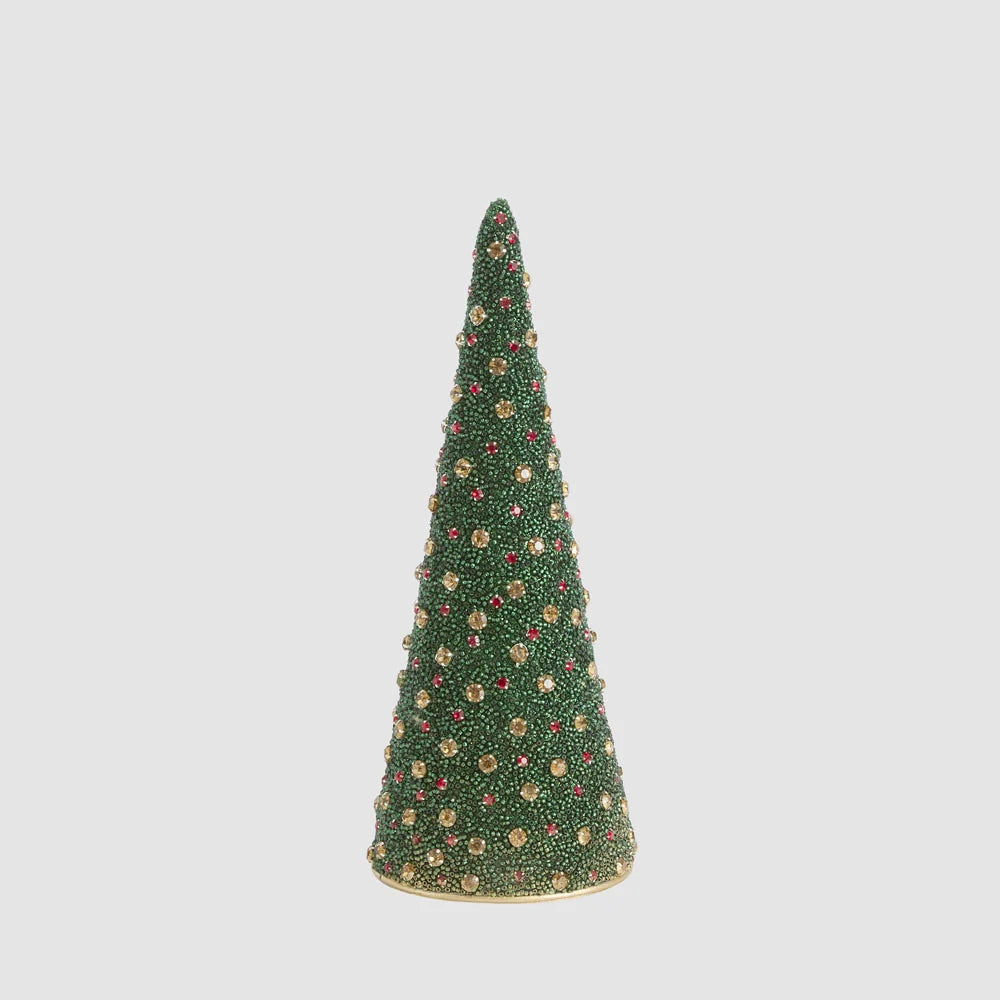 Emerald Gem Cone Tree Small - Green. Australian Art Prints, Gifts, Fashion and Homewares. Green Door Decor. www.greendoordecor.com.aun | Christmas Decorations by Florabelle Living