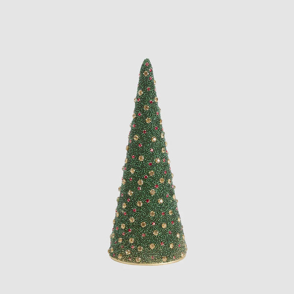 Emerald Gem Cone Tree Small - Green. Australian Art Prints, Gifts, Fashion and Homewares. Green Door Decor. www.greendoordecor.com.aun | Christmas Decorations by Florabelle Living