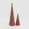 Redon Bead Cone Tree Small - Red | Christmas Decorations by Florabelle Living. Australian Art Prints, Gifts, Fashion and Homewares. Green Door Decor. www.greendoordecor.com.au