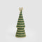 Tiffany Bow Stripe Cone Tree Small - Green | Christmas Decorations by Florabelle Living. Australian Art Prints, Gifts, Fashion and Homewares. Green Door Decor. www.greendoordecor.com.au