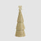 Tiffany Bugle Bead Tiered Cone Tree Large - Gold | Christmas Decorations by Florabelle Living. Australian Art Prints, Gifts, Fashion and Homewares. Green Door Decor. www.greendoordecor.com.au