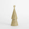 Tiffany Bow Bugle Bead Tiered Cone Tree Small - Gold | Christmas Decorations by Florabelle Living. Australian Art Prints, Gifts, Fashion and Homewares. Green Door Decor. www.greendoordecor.com.au