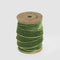 Velvet Ribbon Roll with Gold Trim - Olive Green | 20mm x 10m by Florabelle Living. Australian Art Prints, Gifts, Fashion and Homewares. Green Door Decor. www.greendoordecor.com.au