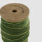 Velvet Ribbon Roll with Gold Trim - Olive Green | 20mm x 10m by Florabelle Living. Australian Art Prints, Gifts, Fashion and Homewares. Green Door Decor. www.greendoordecor.com.au