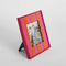 Ciao Bella Photo Frame 4x4 | Fuchsia Orange by Florabelle Living. Australian Art Prints, Gifts, Fashion and Homewares. Green Door Decor. www.greendoordecor.com.au
