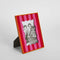 Ciao Bella Photo Frame 4x6 | Red & Pink by Florabelle Living. Australian Art Prints, Gifts, Fashion and Homewares. Green Door Decor. www.greendoordecor.com.au