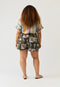 Iris Shorts | Charcoal Archive Floral by Nancybird. Australian Art Prints, Gifts, Fashion and Homewares. Green Door Decor. www.greendoordecor.com.au