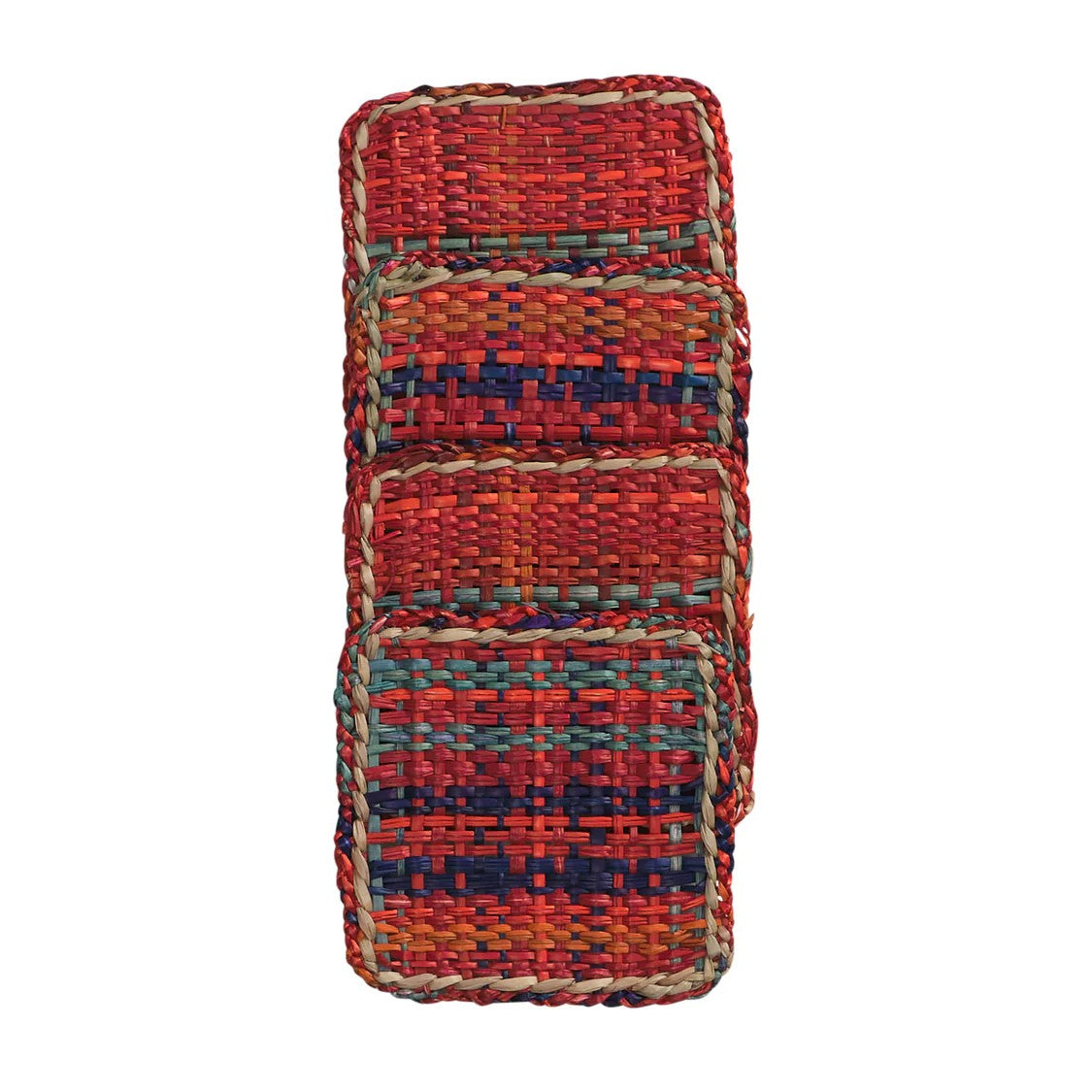 'Isla' Coaster Set | Crimson by Sage and Clare. Australian Art Prints and Homewares. Green Door Decor. www.greendoordecor.com.au