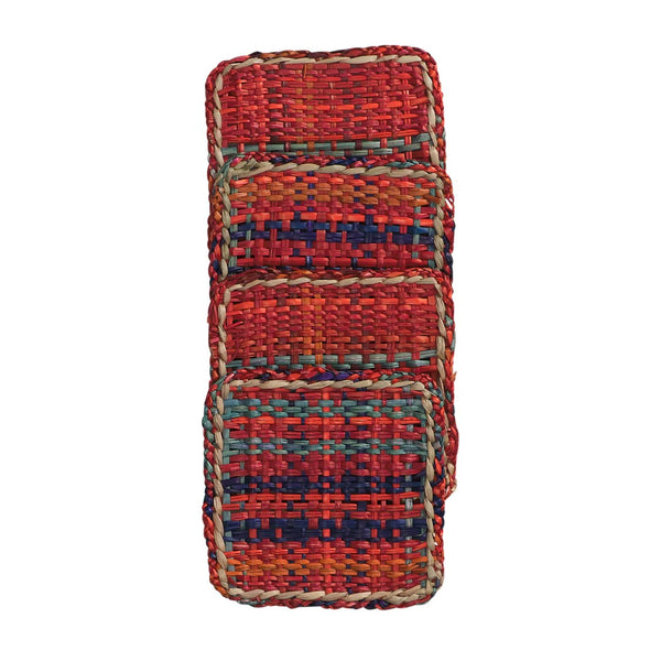 'Isla' Coaster Set | Crimson by Sage and Clare. Australian Art Prints and Homewares. Green Door Decor. www.greendoordecor.com.au