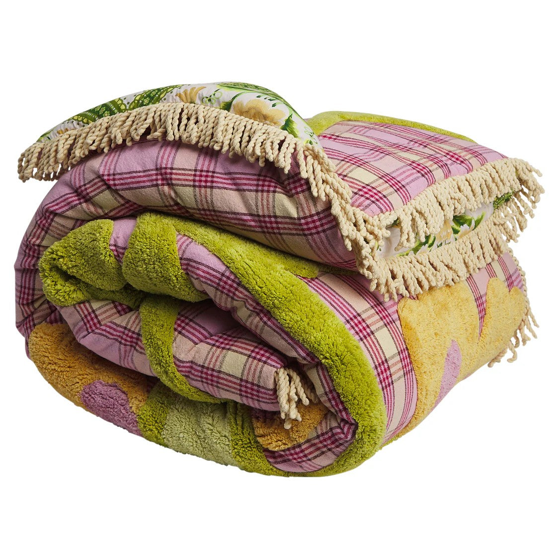 'Isla' Tufted Bedcover by Sage and Clare. Australian Art Prints and Homewares. Green Door Decor. www.greendoordecor.com.au