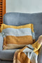 Bloomingville | Isnel Throw - Brown/Blue by French Bazaar. Australian Art Prints, Gifts, Fashion and Homewares. Green Door Decor. www.greendoordecor.com.au