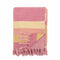 Bloomingville | Isnel Throw - Pink/Yellow by French Bazaar. Australian Art Prints, Gifts, Fashion and Homewares. Green Door Decor. www.greendoordecor.com.au