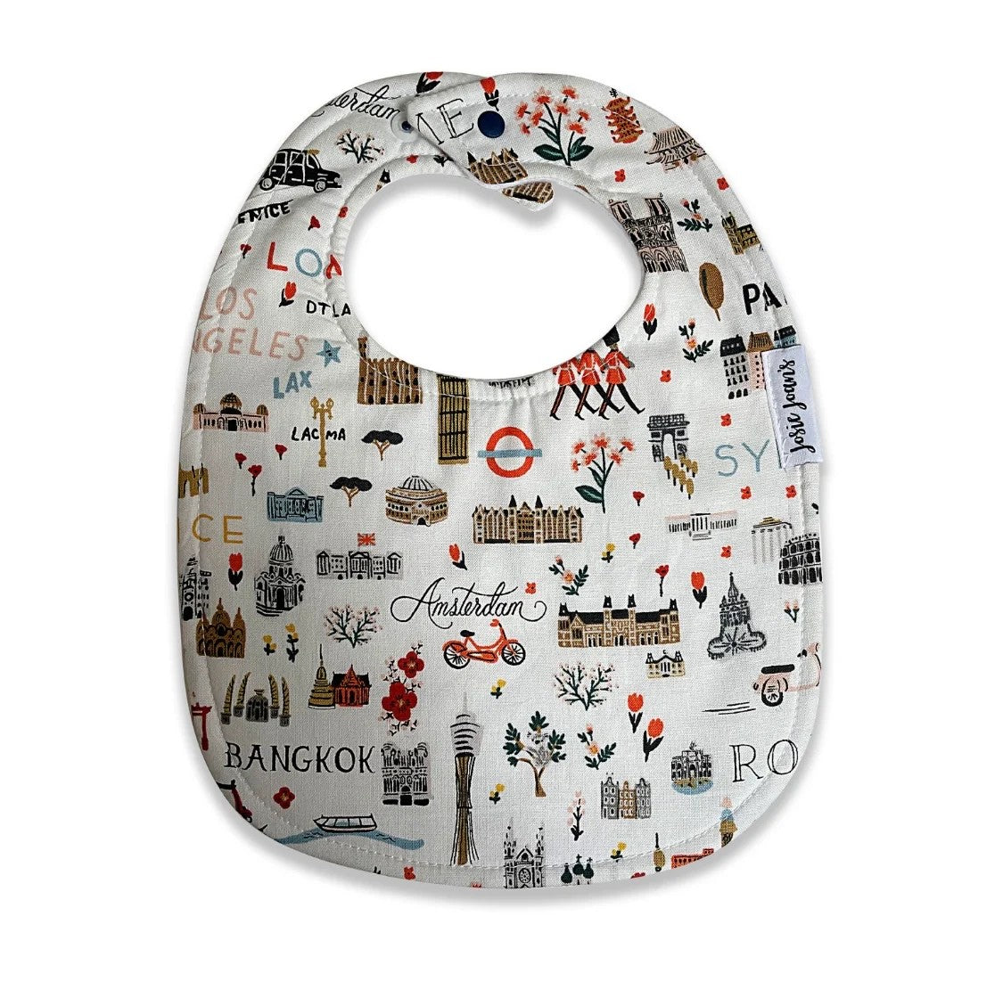 'Jack' Baby Bib by Josie Joan's. Australian Art Prints and Homewares. Green Door Decor. www.greendoordecor.com.au