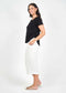 Janis Short Sleeve Bamboo T-Shirt | Black by Lou Lou Australia. Australian Art Prints, Gifts, Fashion and Homewares. Green Door Decor. www.greendoordecor.com.au