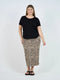 Janis Short Sleeve Bamboo T-Shirt | Black by Lou Lou Australia. Australian Art Prints, Gifts, Fashion and Homewares. Green Door Decor. www.greendoordecor.com.au