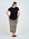 Janis Short Sleeve Bamboo T-Shirt | Black by Lou Lou Australia. Australian Art Prints, Gifts, Fashion and Homewares. Green Door Decor. www.greendoordecor.com.au