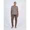 Janis Short Sleeve Bamboo T-Shirt - Brown Stripe by Lou Lou Australia. Australian Art Prints, Gifts, Fashion and Homewares. Green Door Decor. www.greendoordecor.com.au