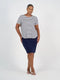 Janis Short Sleeve Bamboo T-Shirt - Navy & White Stripe by Lou Lou Australia. Australian Art Prints, Gifts, Fashion and Homewares. Green Door Decor. www.greendoordecor.com.au