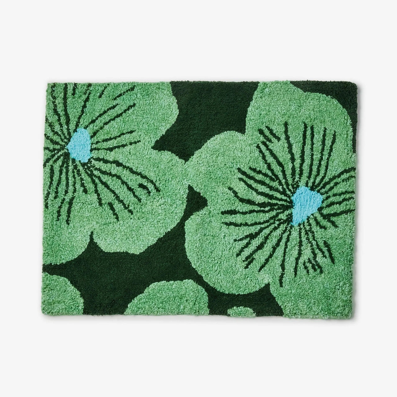 Bath Mat | Jardin Green by Bonnie & Neil. Australian Art Prints and Homewares. Green Door Decor. www.greendoordecor.com.au