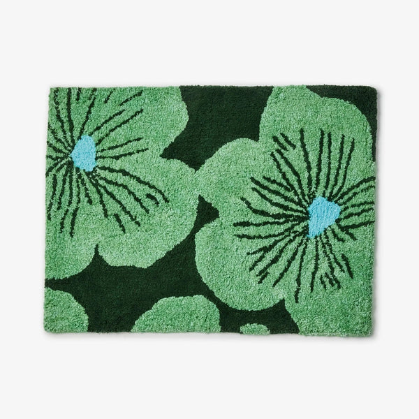 Bath Mat | Jardin Green by Bonnie & Neil. Australian Art Prints and Homewares. Green Door Decor. www.greendoordecor.com.au