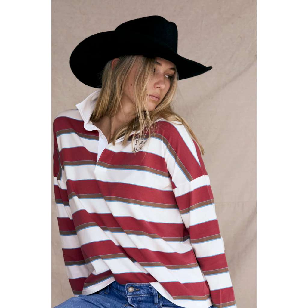 Jersey Red/White | FAR MER. by Whitney | Whitney Spicer Art. Australian Art Prints and Homewares. Green Door Decor. www.greendoordecor.com.au