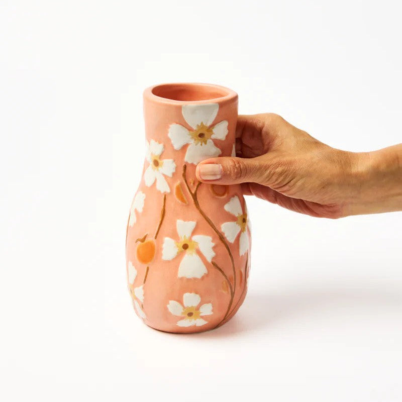 Juniper Vase | Peach by Jones and Co. Australian Art Prints, Gifts, Fashion and Homewares. Green Door Decor. www.greendoordecor.com.au