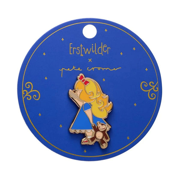 Just Right Enamel Pin | Erstwilder x Pete Cromer Fairy Tales Collection by Erstwilder. Australian Art Prints, Gifts, Fashion and Homewares. Green Door Decor. www.greendoordecor.com.au