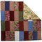 'Kai' Patchwork Bedcover | Garnet by Sage and Clare. Australian Art Prints, Fashion and Homewares. Green Door Decor. www.greendoordecor.com.au