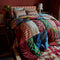 'Kai' Patchwork Bedcover | Garnet by Sage and Clare. Australian Art Prints, Fashion and Homewares. Green Door Decor. www.greendoordecor.com.au