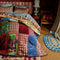 'Kai' Patchwork Bedcover | Garnet by Sage and Clare. Australian Art Prints, Fashion and Homewares. Green Door Decor. www.greendoordecor.com.au