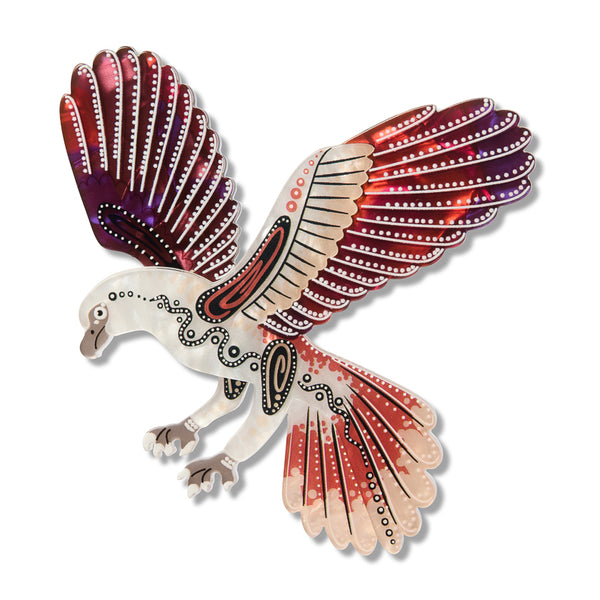 Karrkanyi Brooch | Erstwilder x Brooke Sutton. Australian Art Prints, Gifts, Fashion and Homewares. Green Door Decor. www.greendoordecor.com.au